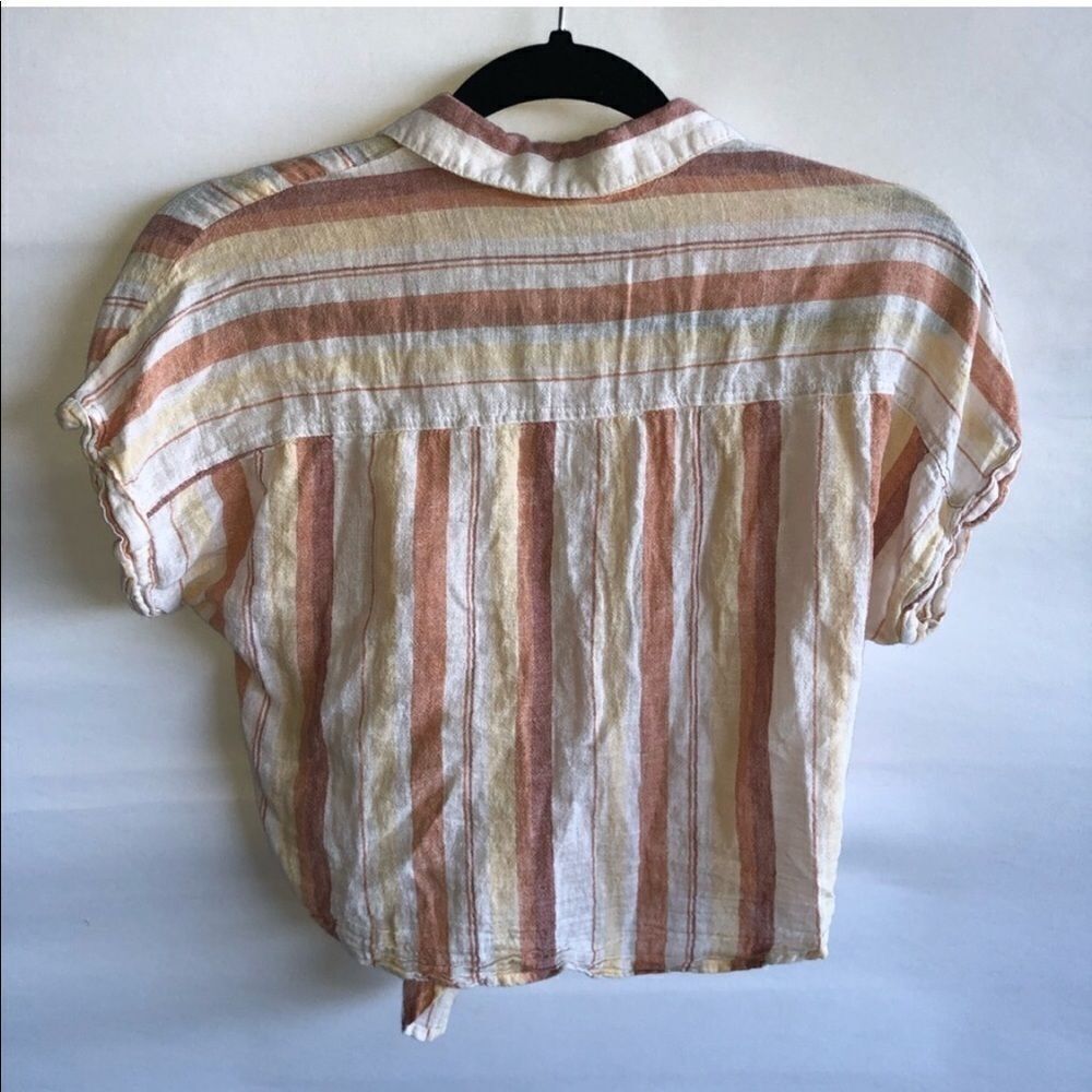 Thread Supply Striped Button Down Shirt - Picture 8 of 9
